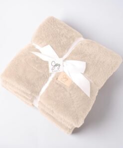 Luxury Faux Fur Baby Blanket for Newborns