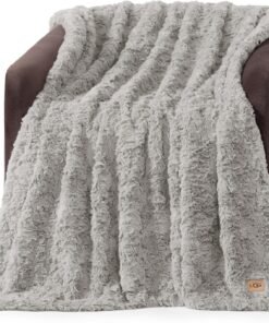 UGG Adalee Faux Fur Throw Blanket for Sofa
