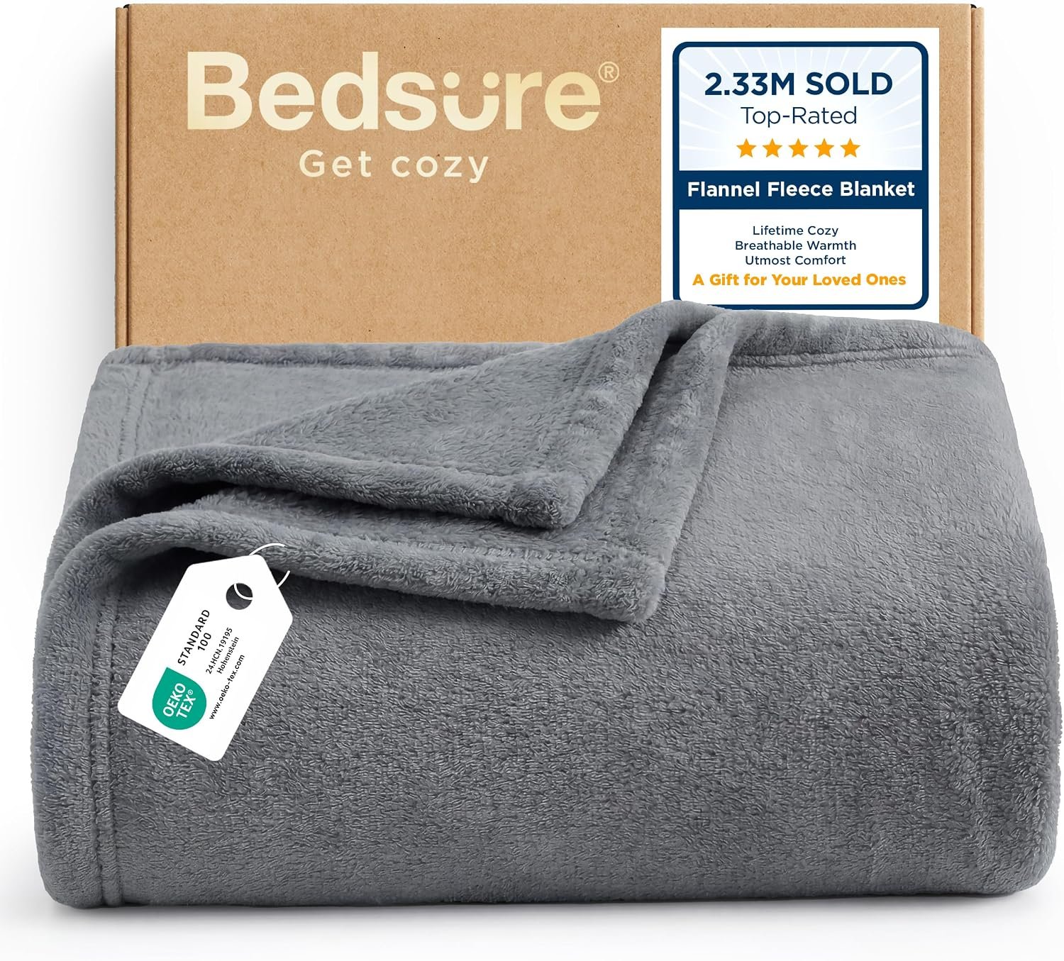 Soft Fleece Throw Blanket for Couch and Travel